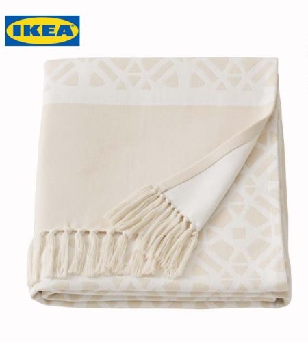 Review IKEA GOKVALL Selimut Kecil Putih Pudar 130x170cm